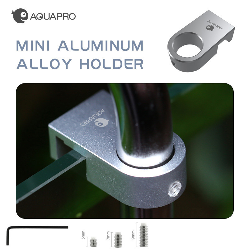 Aquarium Fish Food - Aquarium Mini Aluminum Alloy Holder Fixing