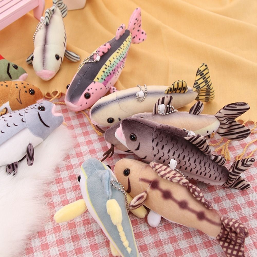 Fish Toy In Aquarium - Decoration Gift Ocean Tropical Fish Keychain