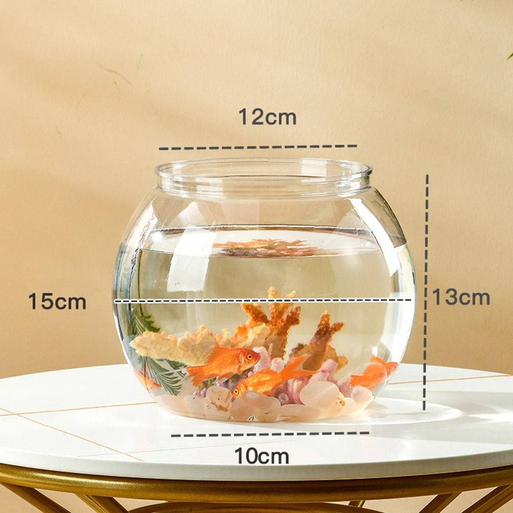 Home Decor Clear Transparent R - Aquarium Fish In Bowl 评论和价格