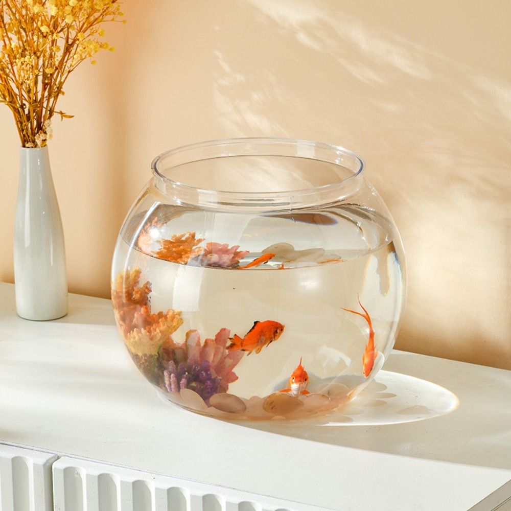 Home Decor Clear Transparent R - Aquarium Fish In Bowl 评论和价格