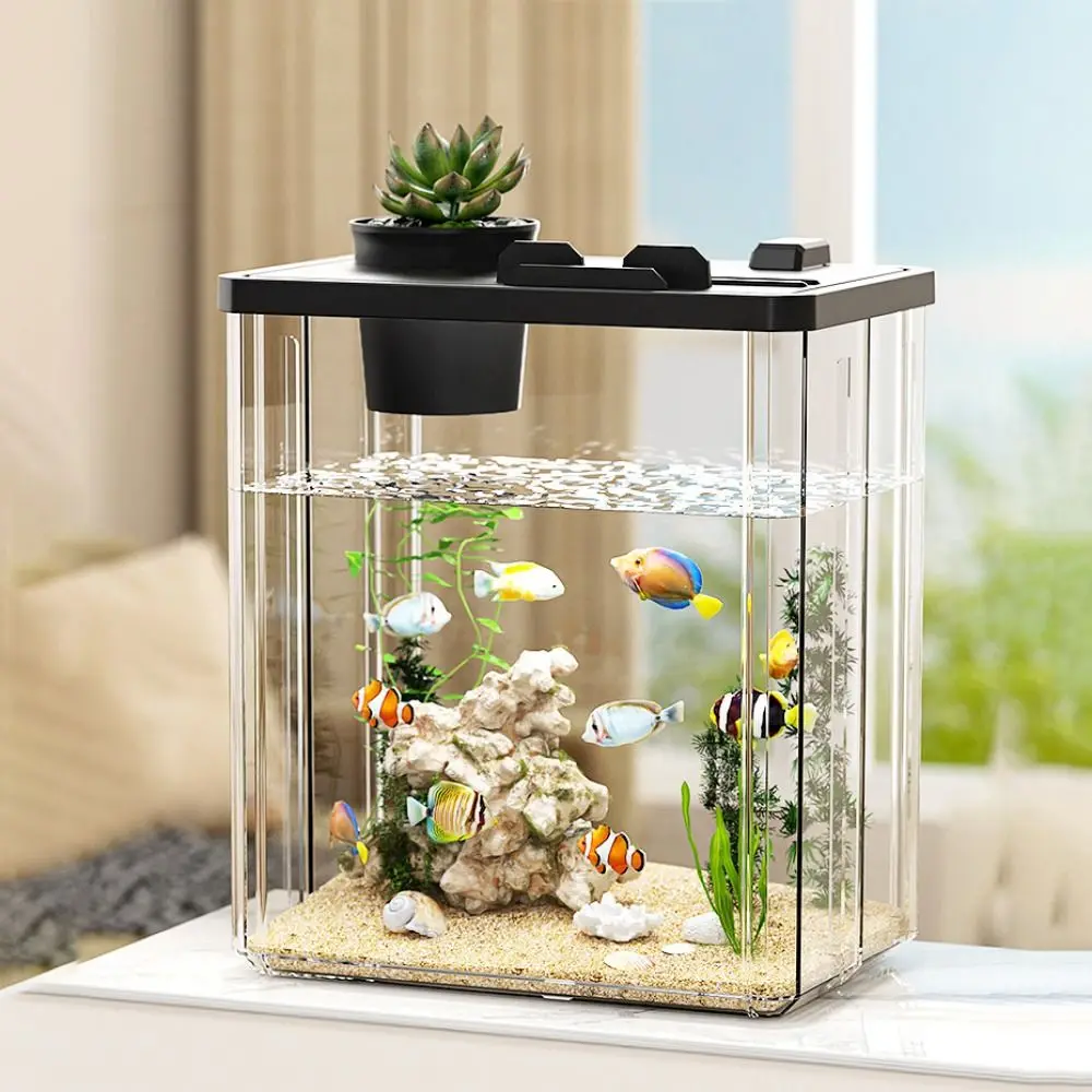 Aquarium Desktop Fish Tank Wat - Aquarium Fish In Bowl 评论和价格
