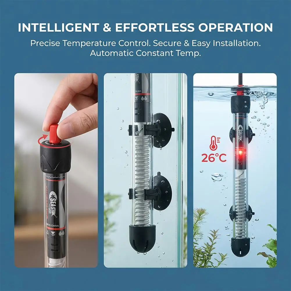 Adjustable Aquarium Heater 25W - Aquarium Heater Submersible 评论和价格