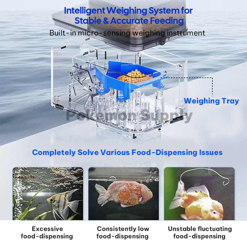 Smart Precise Weighing Automat - Aquarium Fish Auto Feeder 评论和价格