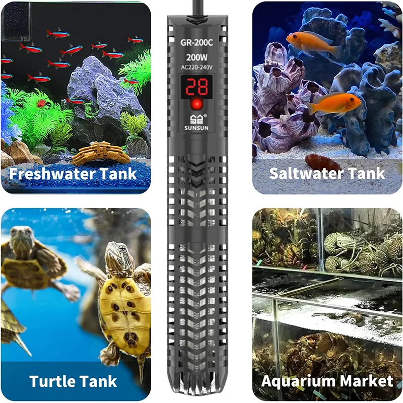 Aquariums Submersible Heater D - Aquarium Heater Submersible 评论和价格