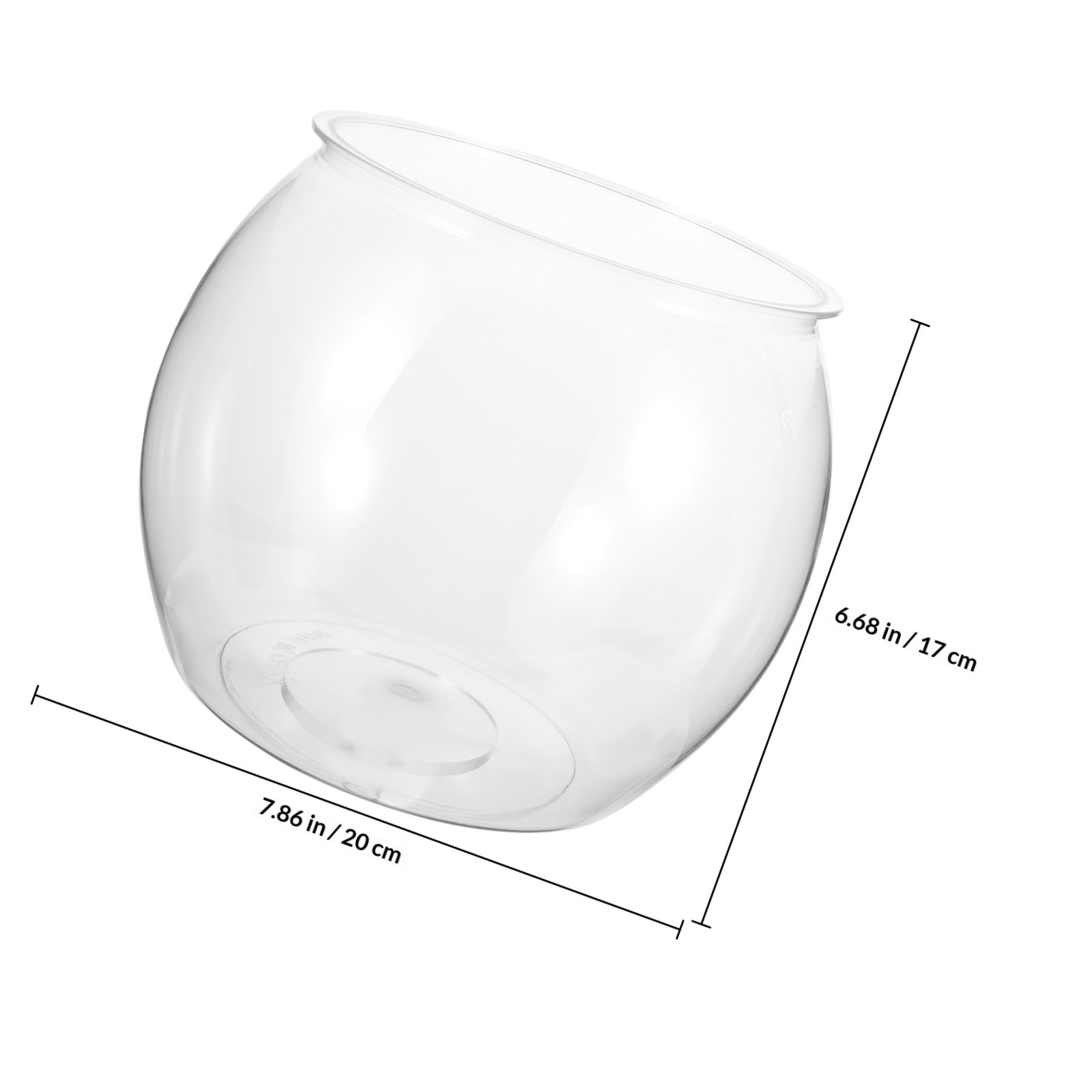 Clear Transparent Fish Bowl Pl - Aquarium Fish In Bowl 评论和价格