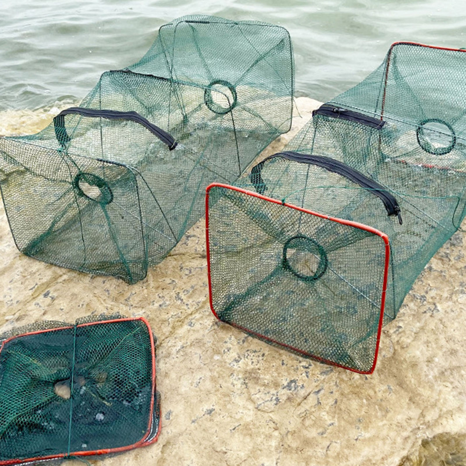 Collapsible Fishing Trap Folda - Aquarium Fish Trap 评论和价格