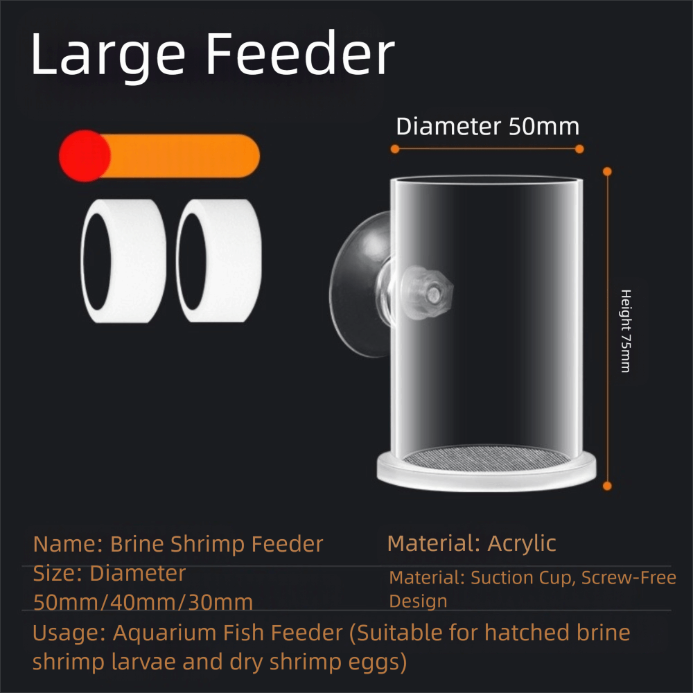 Acrylic Brine Shrimp Feeder Fi - Aquarium Fish Eggs 评论和价格