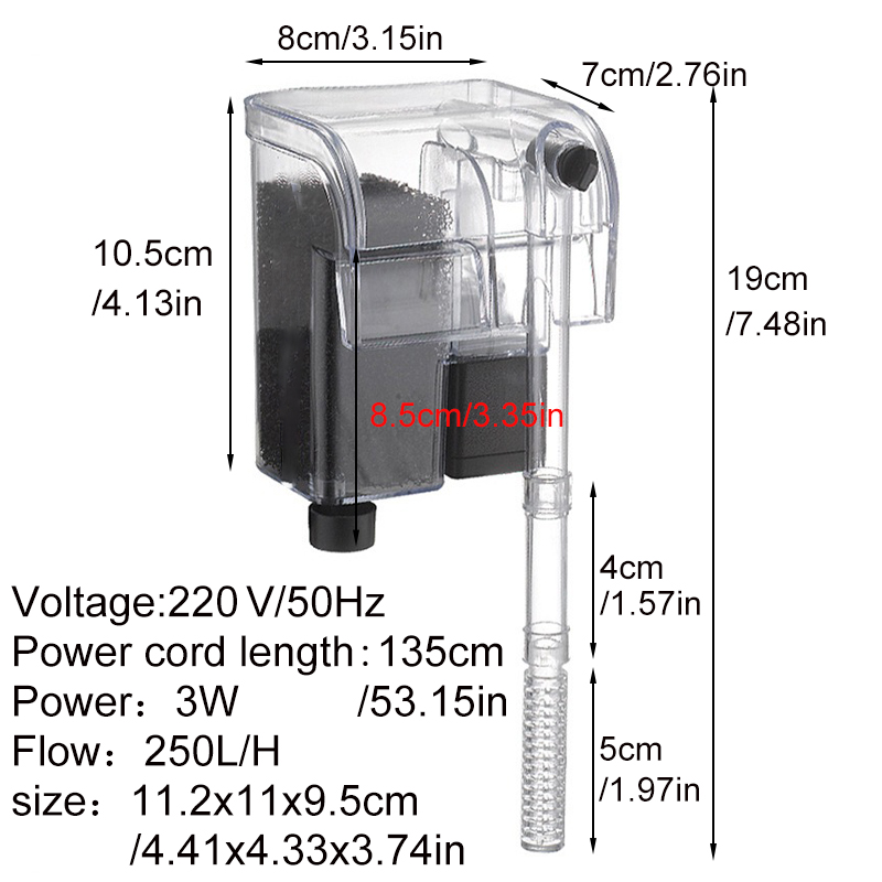 Aquarium Filter Fish Tank Sile - Air Pump Silent 评论和价格