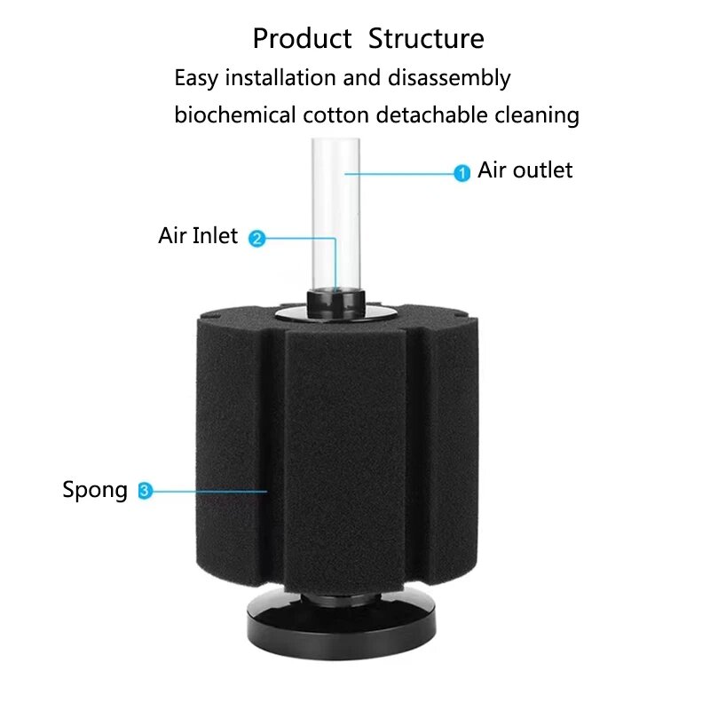 Black Spong Filter for Aquariu - Aquarium Fish Black 评论和价格