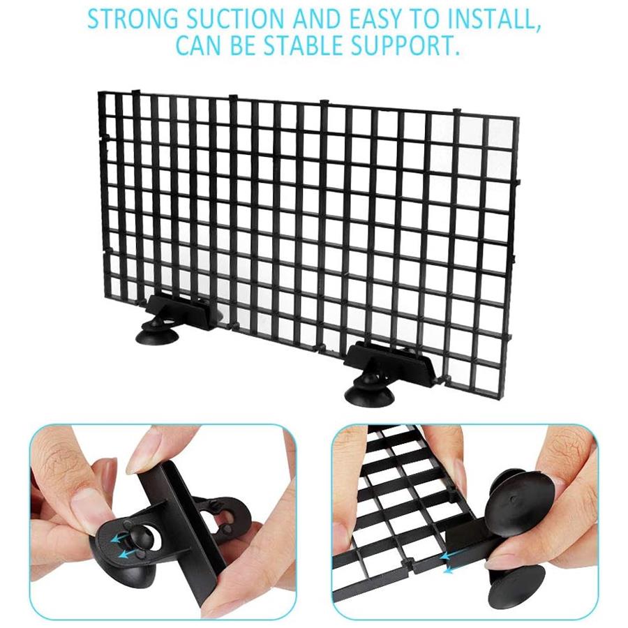 14/20/28pcs Black Plastic Aqua - Aquarium Fish Black 评论和价格
