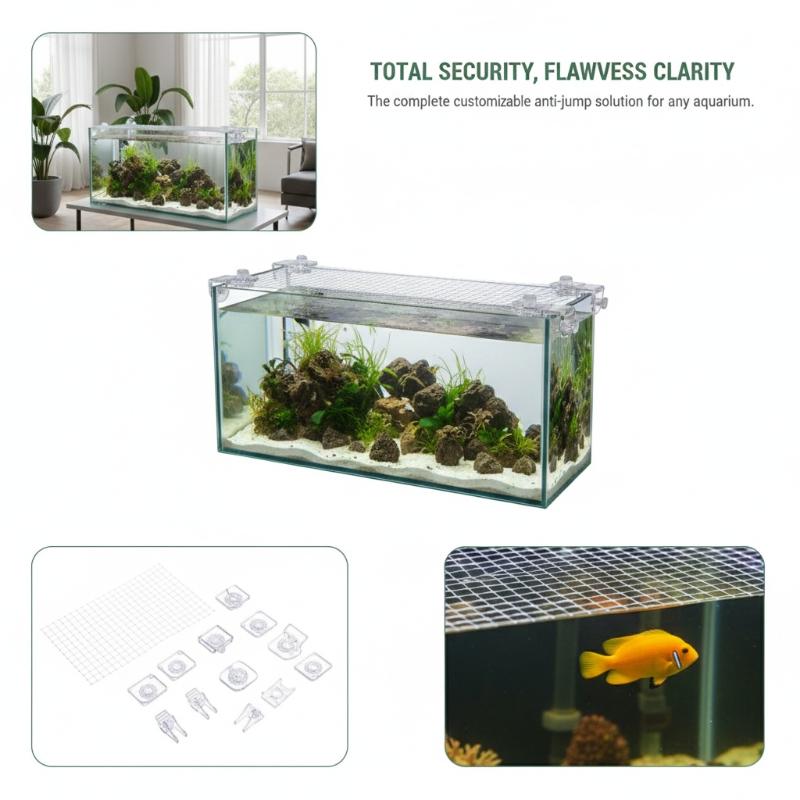1Pcs Anti Escape Fish Tank Net - Aquarium Fish Trap 评论和价格