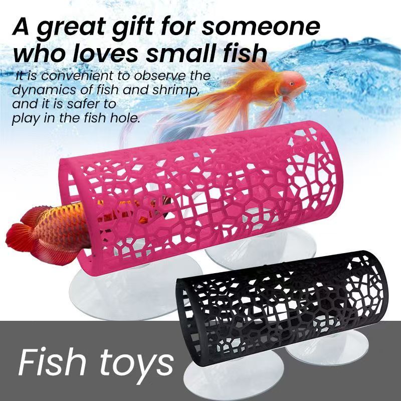 Aquarium Fish Tunnel Toys Bett - Fish Toys For Aquarium 评论和价格