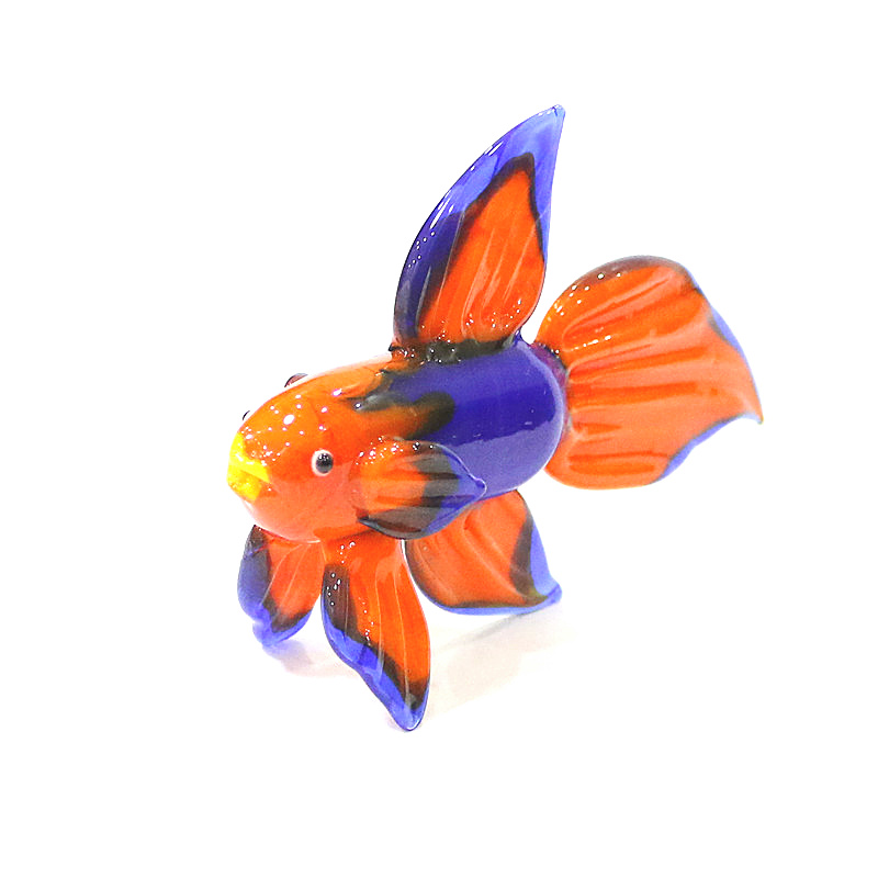 Orange Murano Glass Tropical F - Fish Toy In Aquarium 评论和价格
