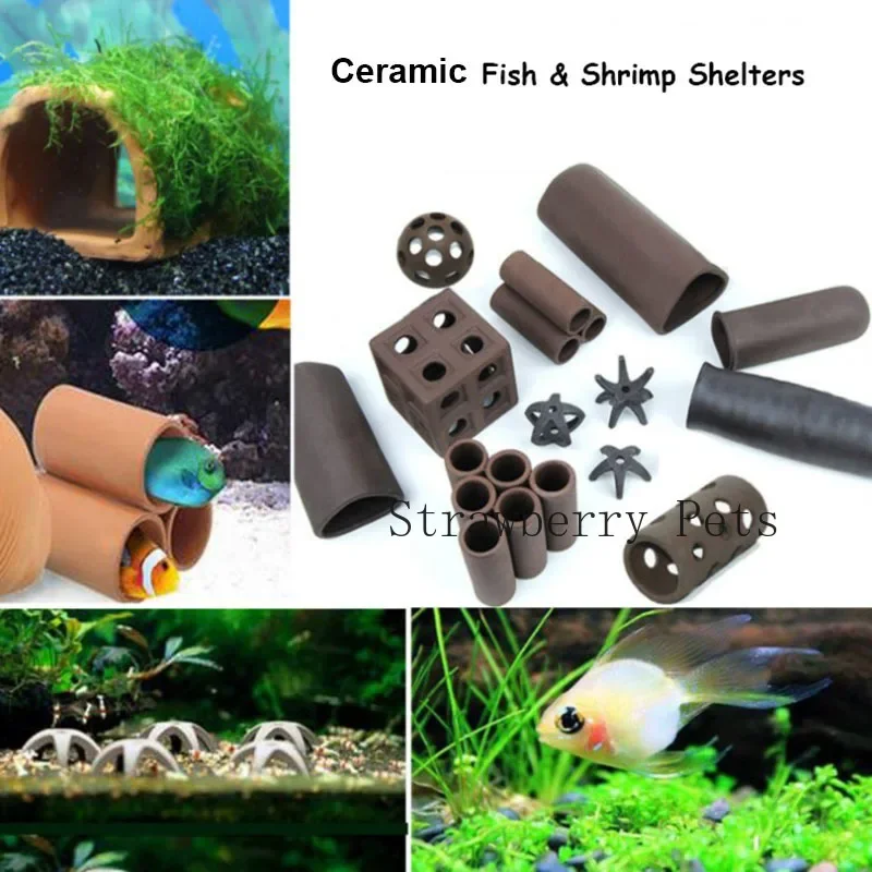 Ceramic Aquarium Decoration Fi - Aquarium Fish Hide 评论和价格
