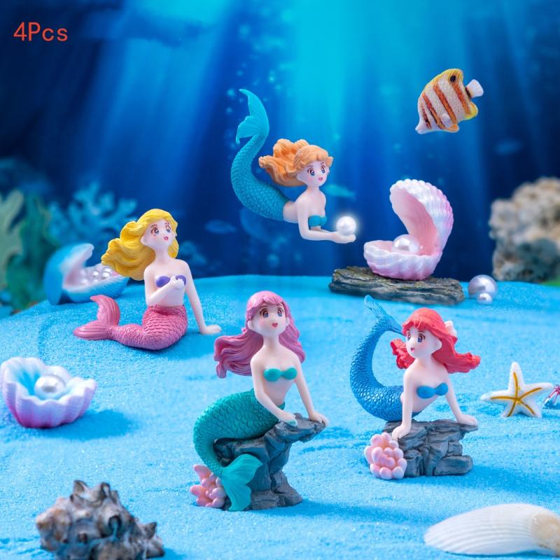 4Pcs Plastic Fish Tank Little  - Fish Toy In Aquarium 评论和价格