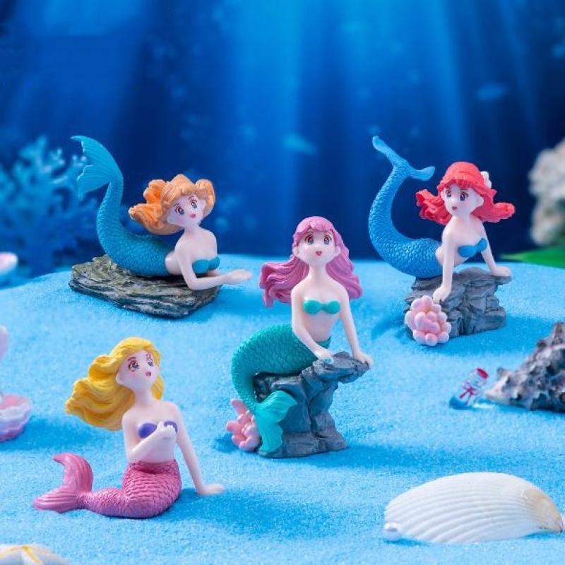 4Pcs Plastic Fish Tank Little  - Fish Toy In Aquarium 评论和价格