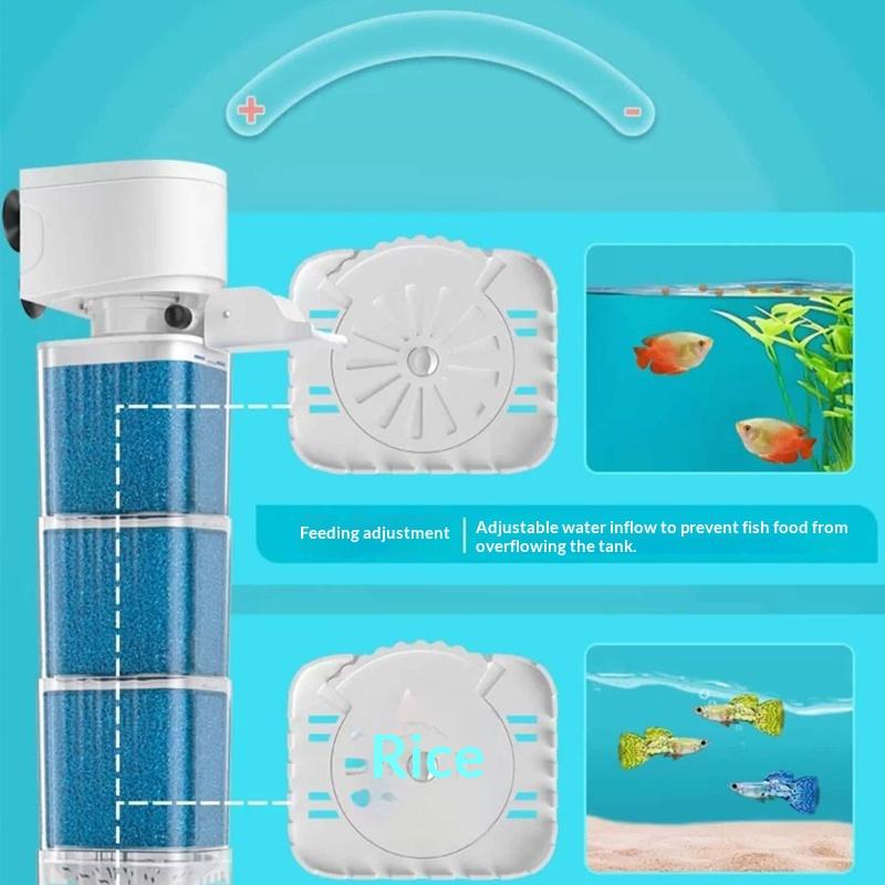 6 In1 Aquarium Filter Pump Fis - Air Pump Silent 评论和价格
