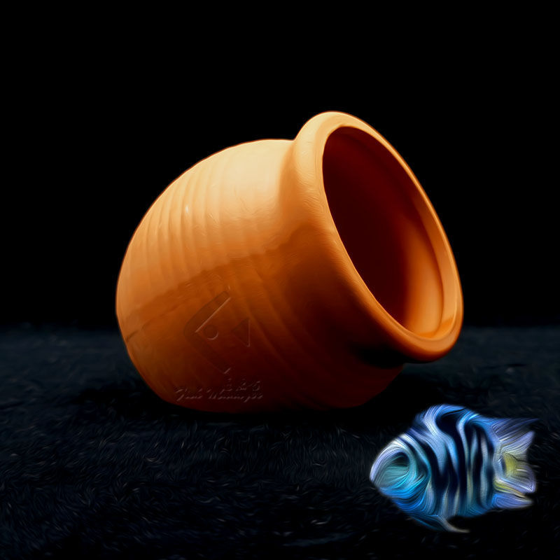 Aquarium Mini Ceramic Tank Fis - Aquarium Fish Hide 评论和价格