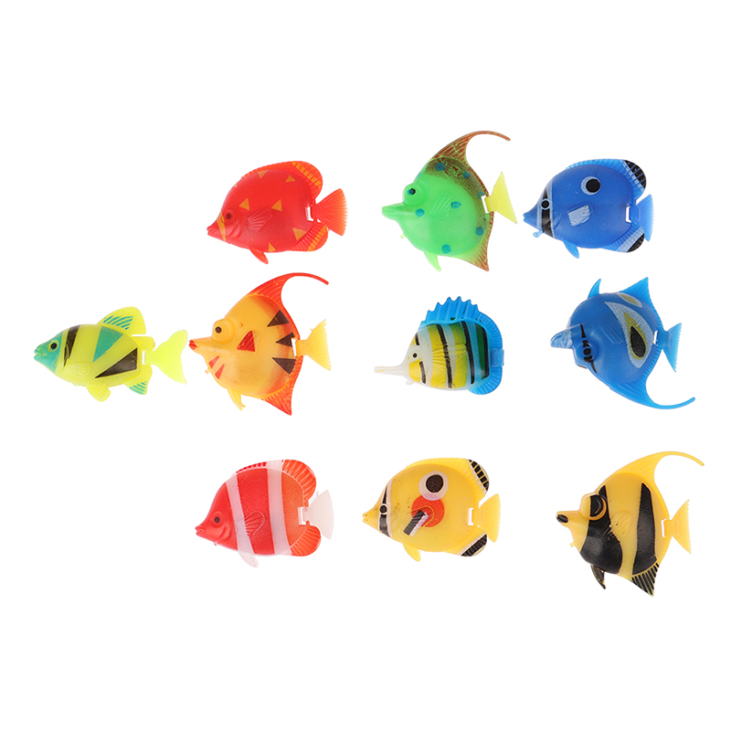 【D】10pcs Aquarium Fish Tank Ar - Fish Toys For Aquarium 评论和价格