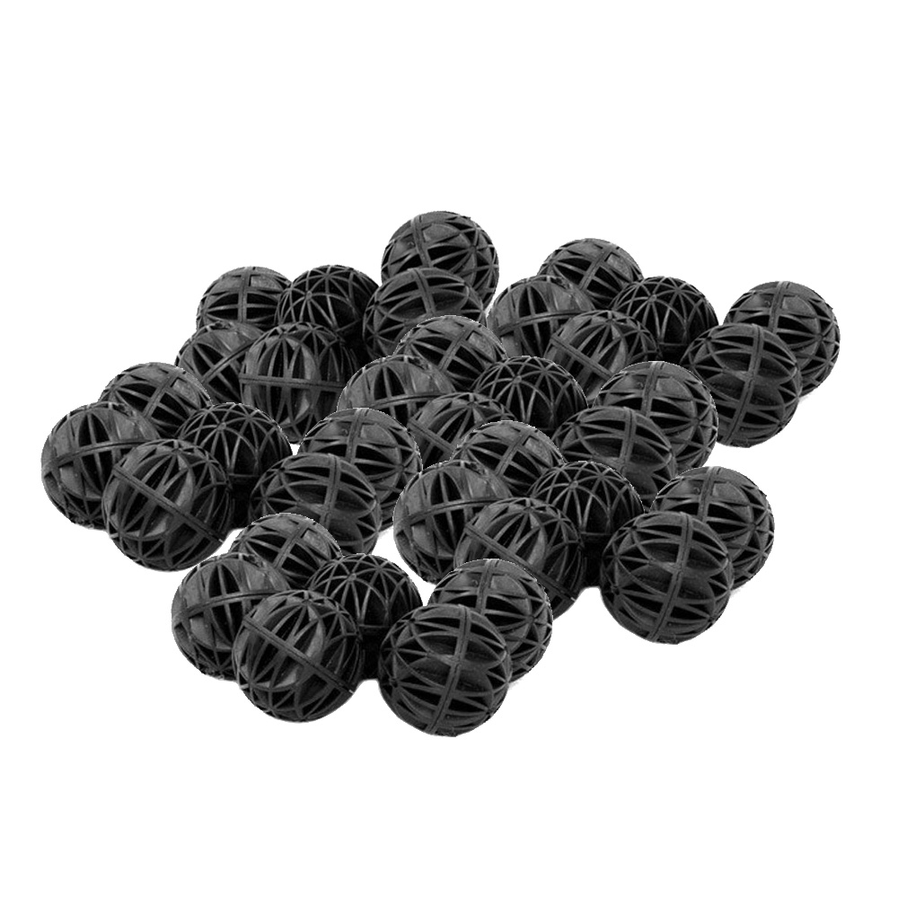 100pcs 18mm Biological Bio Bal - Aquarium Fish Black 评论和价格