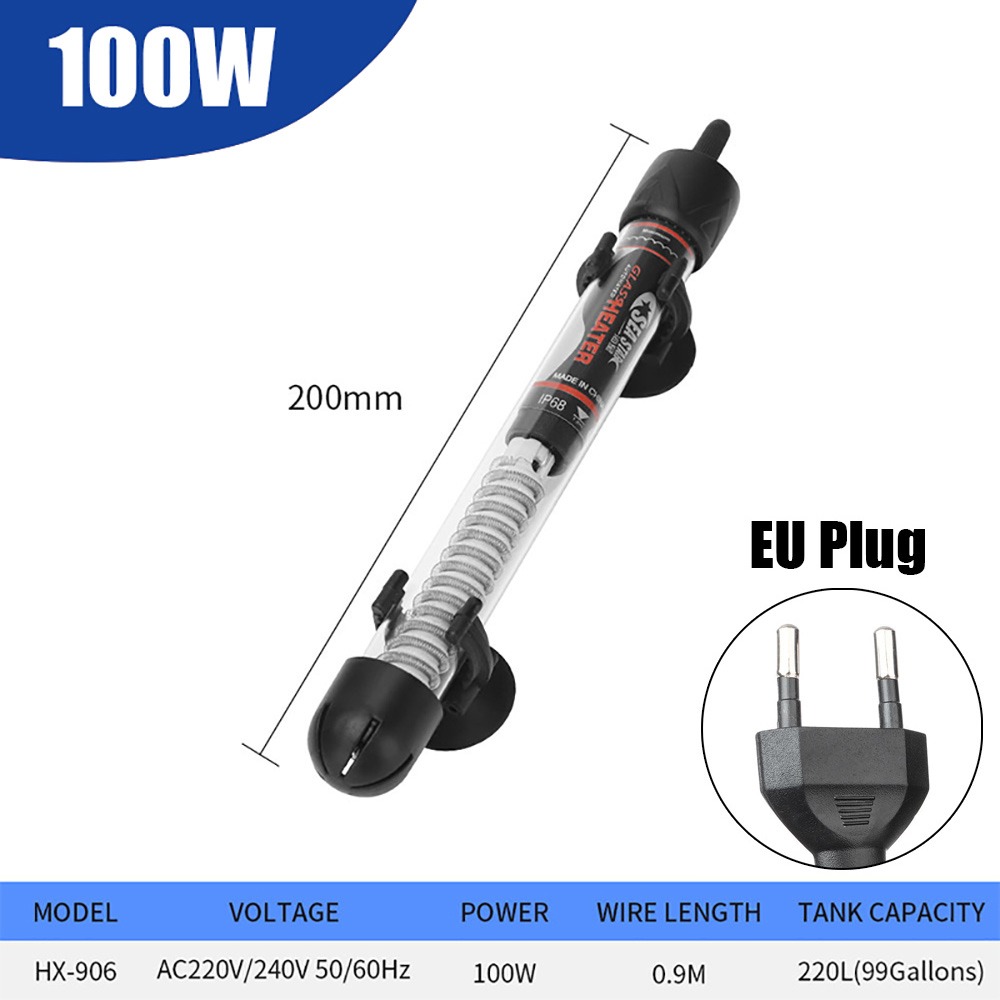 1Pcs 25W/50W/100W/200W/300W Th - Aquarium Heater Submersible 评论和价格