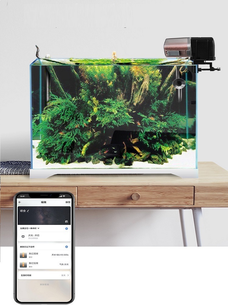 Ilonda Intelligent Wifi APP Fi - Aquarium Fish Auto Feeder 评论和价格
