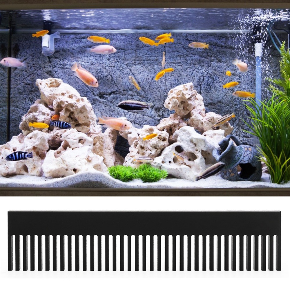 Acrylic Acrylic Flow Weir Comb - Aquarium Fish Black 评论和价格